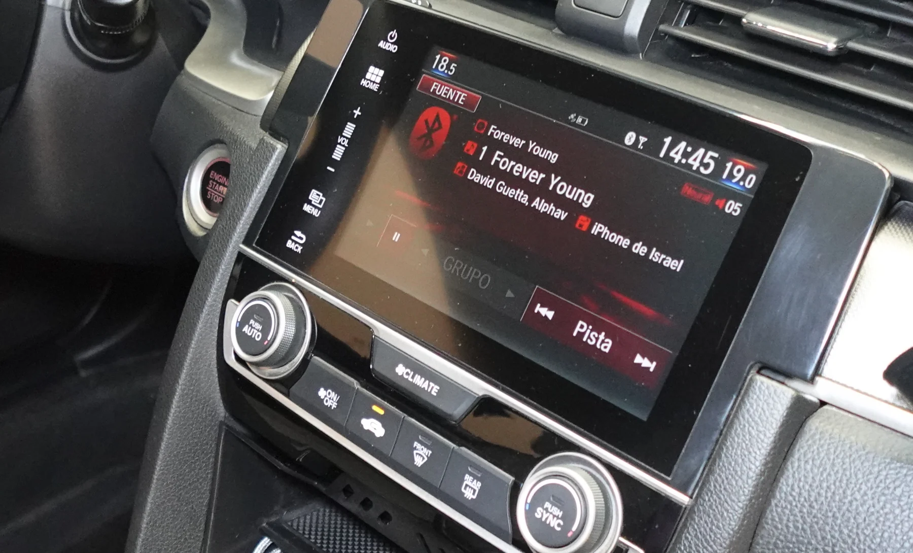 Honda Civic EX-L 2017 — interior 5 de 10